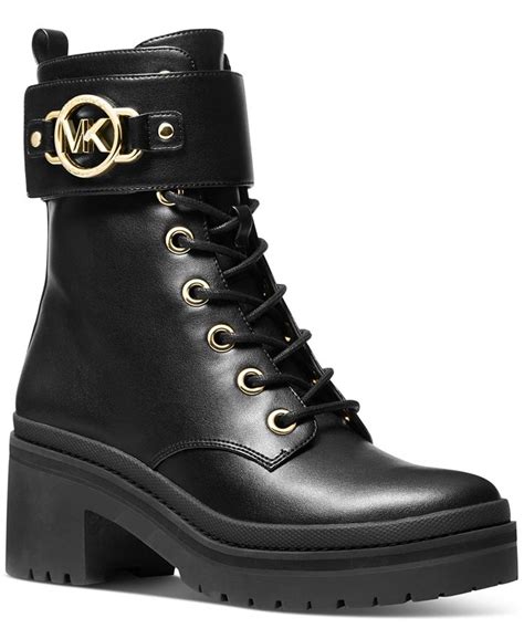 michael kors black boots macys|michael kors hiking boots.